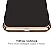 RANVOO Slim Fit iPhone 7 Plus Case, Hard Plastic PC Super Thin Mobile Phone Cover Case with Matte Finish Coating Grip, 3 in 1 Detachable Case, Black & Gold