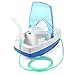 Portable Compact Compressor Cool Mist Inhaler with Full Mask Kit for Kids Adults 2 Year Warranty