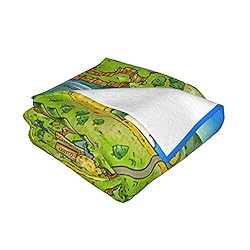 Stardew Valley Map Throw Blanket Soft Warm Bed