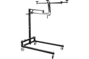 Remove Install Hard Top & Spare Tire Lift Compatible with 2 Door Jeep Wrangler JK JL, for Storage Hardtop Lifter Carrier Cart