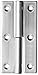 Sugatsune KN-75R/SS Lift Off Hinge, Stainless Steel 304, Polished Finish, Right Handedness, 2mm Leaf Thickness, 38mm Open Width, 8.5mm Pin Diameter
