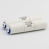 50GPD 300CC 1/4" Quick Connector Fittings Flow Restrictor for RO Water Purifiers Reverse Osmosis Systems (2pcs)