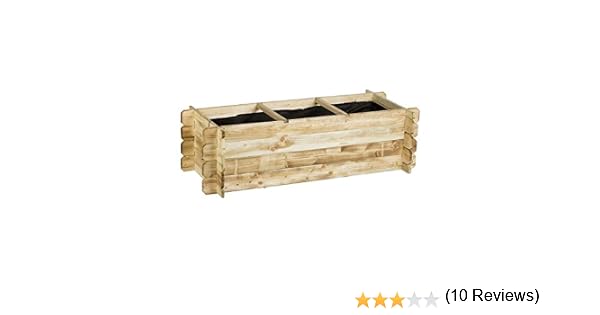 Catral 75010007 Huerto 3 Cavidades Flat, Pino, 140x60x40 cm ...