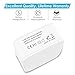 Wanshine 31W 6.2A Universal 4-Port USB Travel Wall Charger with Hidden LED Indicator Light - White