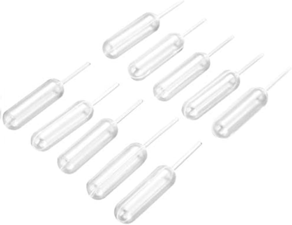 Richohome 4ml Plastic Pipettes Squeeze Transfer Pipettes Dropper Disposable for Chocolate Strawberries Cupcakes Ice Cream - 250 Pcs