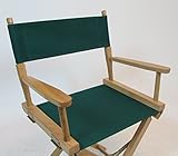 Everywhere Chair Replacement Canvas Covers for Director's Chair (Flat Stick) - Hunter Green