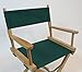Everywhere Chair Replacement CANVAS Covers for Director's Chair (FLAT STICK) - Hunter Green