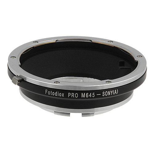 Fotodiox Pro Lens Mount Adapter Compatible with Mamiya 645 MF Lenses on Sony Alpha A-Mount Cameras