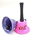 Set of 2 - Wedding Planner Ring for Kiss Bell - Great Gifts & Fun Creative Novelty Birthday Gifts for Kids or a Party - Ring for Kiss & Hug Bell (Purple & Pink) (Purple)