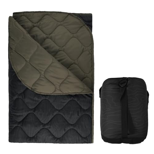 LOOGU Camo Blanket Waterproof Poncho Liner for