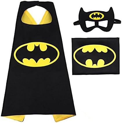 Nethaniah Super Hero Dress Up Costumes with Masks and Cape for Kids