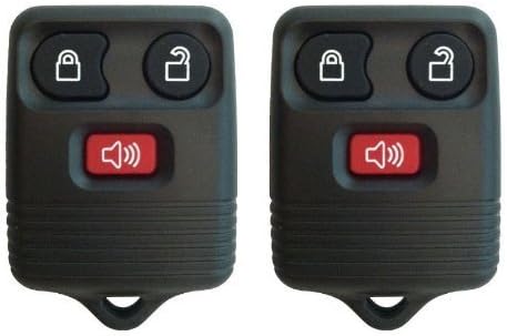 2 Yixoo Replacement Keyless Entry Remote Control Key Fob Clicker Transmitter 3 Button