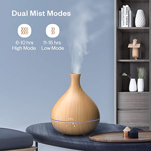 Essential Oil Diffuser, Anjou 500ml Cool Mist Humidifier Aromatherapy