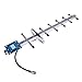 XHTECH 11dBi 824-960MHz GSM CDMA Outdoor Yagi Antenna for Cell Phone Signal Booster