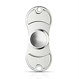 Aimbig EDC Fidget Spinner Aluminium Material High Speed Table Top Design (silver)