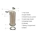 Vinnare Automatic Soap Dispenser Stainless Steel Soap Touchless Soap Dispenser Fingerprint Resistant Waterproof Base 3 Volume Settings for Bathroom,Kitchen,Countertop
