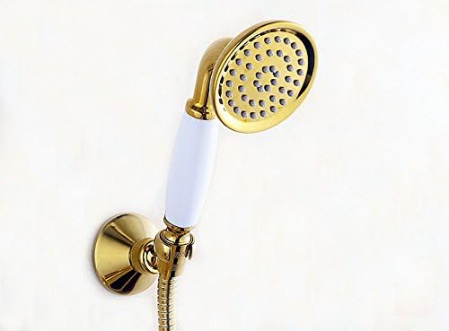 Torneira Golden Shower Water Handheld Shower Shattaf Gold Holder And Pipe Tap Douche Kit Holder Hose TH014-A