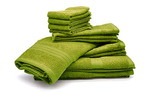 Bassetti Set of 10 Terry Towels 100% Cotton (bambù)