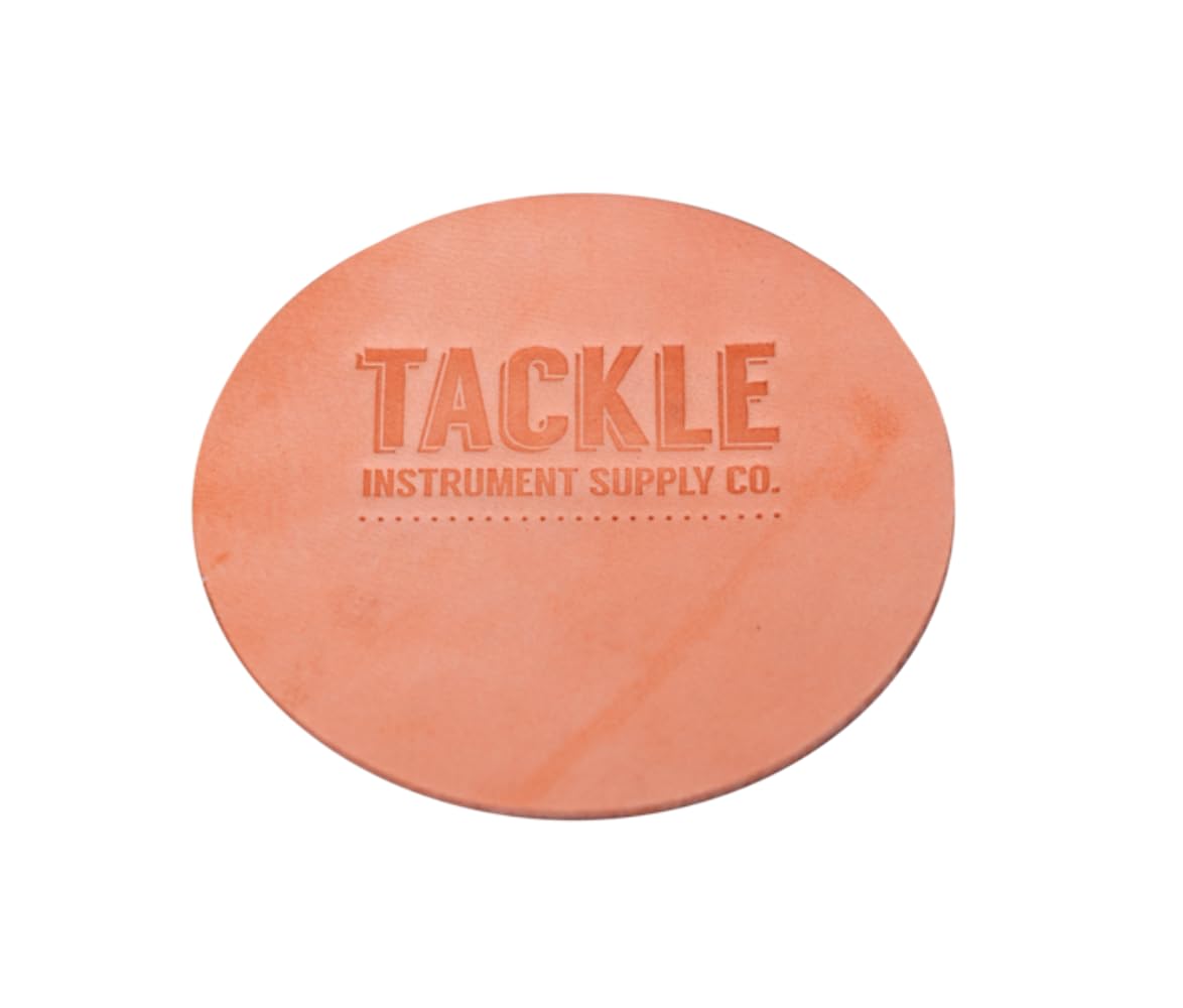 Tackle Leather Bass Drum Beater Patch - Large - Natural