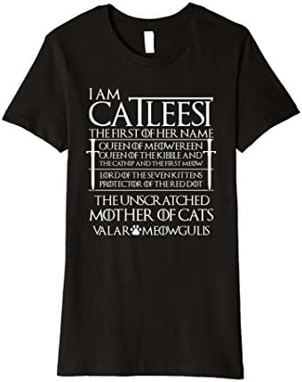 Womens Mother Of Cats Catleesi Funny T Shirt Medium Black