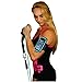 i2 Gear Cell Phone Armband Case for Running - Workout Phone Holder with Adjustable Arm Band and Reflective Border - Medium Armband for iPhone 8, 7, 6, 6S, Galaxy S6, S5, Cyan