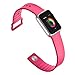 Apple Watch Band, HuanlongTM New Soft Silicone Sport Style Replacement Iwatch Strap for Apple Wrist Watch (Barbie Pink 38mm M/L)
