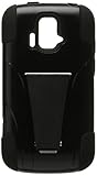 Reiko Silicon Case and Protector Cover for ZTE SONATA 4G Z740G - Retail Packaging - Black