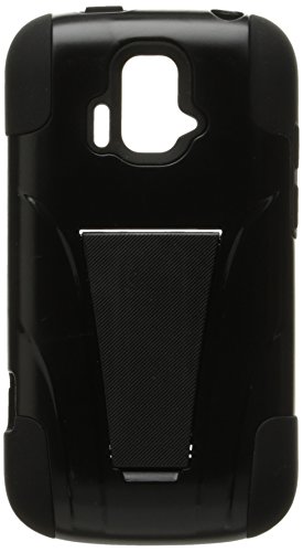 Reiko Silicon Case and Protector Cover for ZTE SONATA 4G Z740G - Retail Packaging - Black