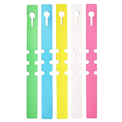 MR-LABEL Wrap Around Plastic Plant Nursery Garden Labels Tags-Waterproof- Assorted Color(500pcs)