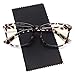 livho Oversized 99% Blue Light Glasses for Woman - Rectangle Fashion Glasses for Computer, Chic Preppy Frame - Anti Eyestrain