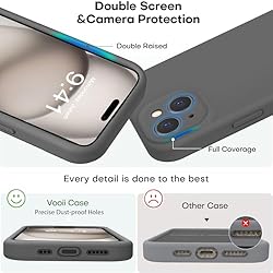 Vooii Compatible with iPhone 15 Case, Upgrade
