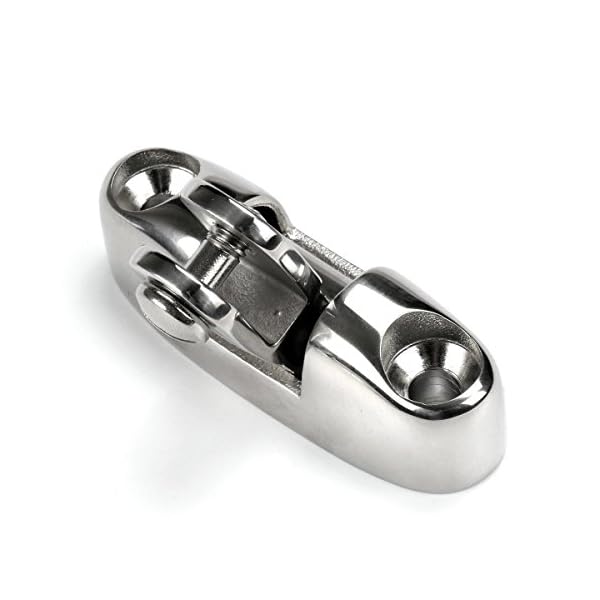 Mizugiwa-Bimini-Top-Stainless-Steel-Swivel-Deck-Hinge-With-Rubber-Pad-Pack-of-2