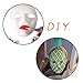 MICHLEY Halloween Mask 12 pieces DIY White Kids Face Hand Painted DIY Plastic Mask Party Gift Decoration Category Home Activity Coloring Game