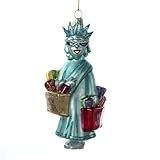 Kurt Adler NYC Shopping Lady Liberty Ornament, 5.25-Inch