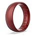 Enso Rings Classic Birthstone Silicone Ring – Unisex Wedding Engagement Band – Comfortable Breathable Band – 6.6mm Wide, 1.75mm Thick