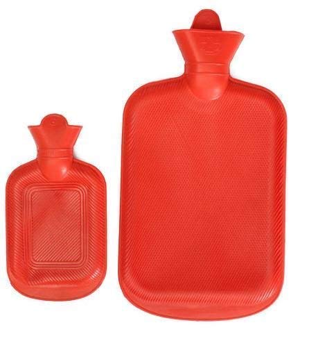 Zipzag Hot Water Bag Natural Rubber Bpa Free Durable Hot Water Bag For Hot Compress And Heat Therapy Random Colors 02 Pcs 500ml And 1l Amazon In Health Personal Care
