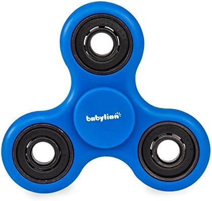 Babylian Fidget Spinner,Ultra Durable Stainless Steel Bearing, Focus Anxiety Stress Relief Boredom Killing Time Toys, High Speed Over 3 Minutes Spins. (Blue)