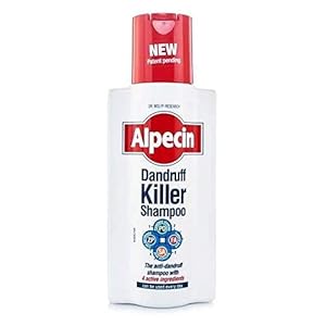Alpecin Dandruff Killer Shampoo 1x 250ml | Effectively Removes and Prevents Dandruff | Hair Care for Men Made in Germany