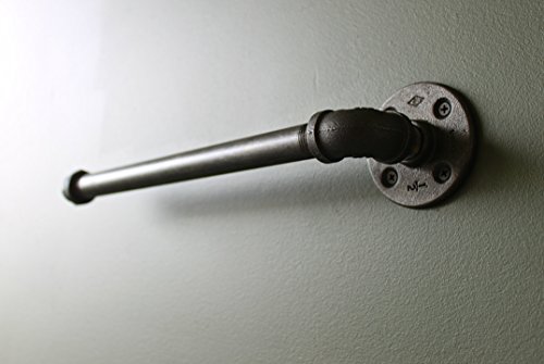 Paper Towel Holder, Fits a Jumbo Roll, Industrial Plumbing Pipe, Rustic Pipe Paper Towel Dispenser, Wall Mount Farmhouse Paper Towel Holder - Thumbnail 7