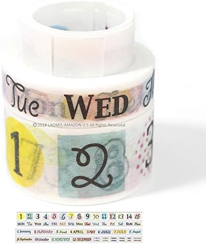 Japanese Washi Paper Perforated Tape & Sticker for Planners/Set of 4 (Handwriting [ TM01005 ])