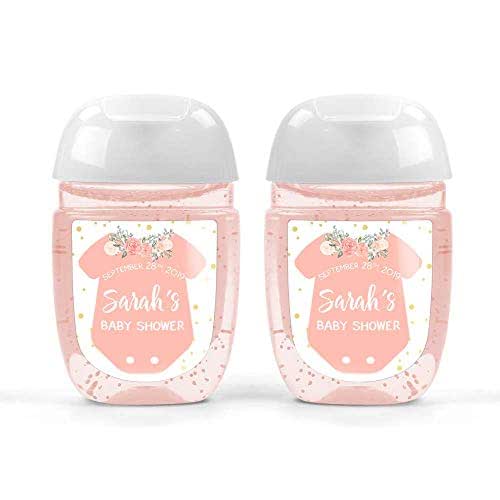 Amazon.com: Floral Baby Shower Hand Sanitizer Labels: Handmade