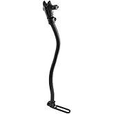 RAM MOUNTS No-Drill Vehicle Mount with Flexible Rod and B Size Ball | Seat rail base with 18" aluminum rod, B Size 1" ball and Pod I mount for phone, tablet and device holders