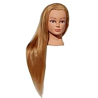 HairZtar 100% Human Hair (Super Long) 26 - 28" Mannequin Head Hairdresser Training Head Manikin Cosmetology Doll Head (RACHEL)