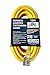15 ft Heavy Duty Extension Cord - 12 Gauge Outdoor Extension Cord - Lighted Single Outlet by Watt's Wire - 15' 12-Gauge Grounded 15 Amp Cord - extensiones electricas