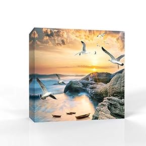 Seaside at Dusk Pictures Home Wall for Bedroom...
