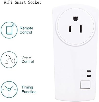 Vehanster Wi-Fi Smart Switch Work With Alexa and Home Automation App for Smartphones, White