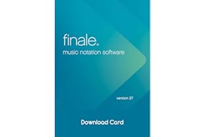 MAKEMUSIC SOFTWARE Makemusic Finale 27 Professional Music Notation Software (Download Card)
