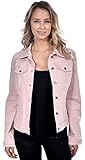RedX Women's Long Sleeve Button-Up Denim Jacket