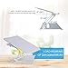 Laptop Stand, Aluminum Ventilation and Cooling Multi-Function Digital Creative Stand, Manual Folding Lift Base, Laptop Stand can also be Used for Tablet, Ipad (Less Than 17 Inches), Easy to Store, Carthumb 2