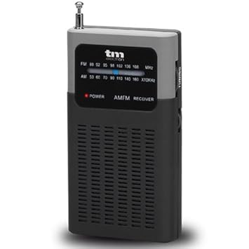 TM Electron TMRAD200 - Radio analógica portátil FM/Am, Color Negro: Amazon.es: Electrónica